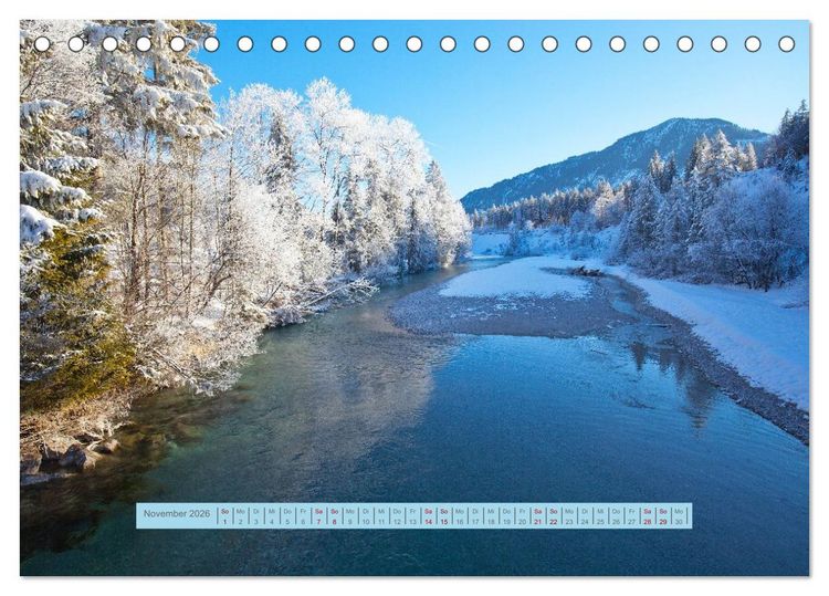 Produktbild: Mittenwald rundherum ein Wintertraum (Tischkalender 2026 DIN A5 quer), CALVENDO Monatskalender