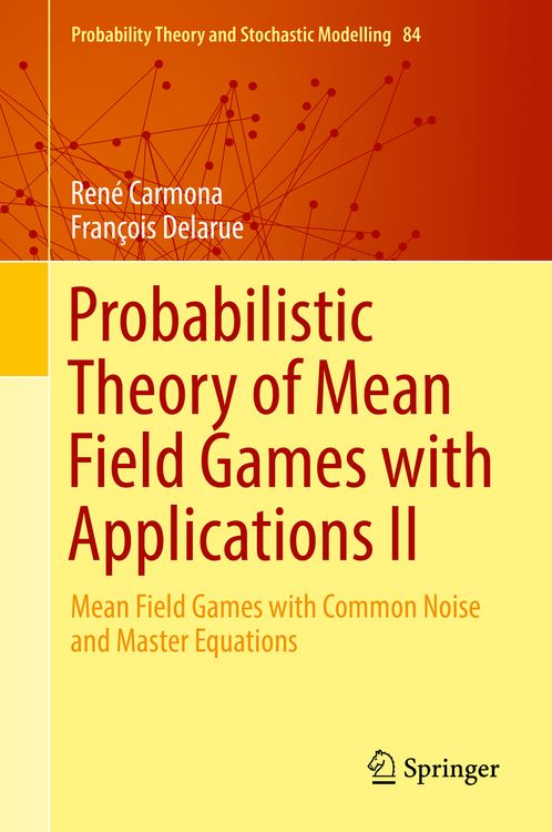 Produktbild: Probabilistic Theory of Mean Field Games with Applications II
