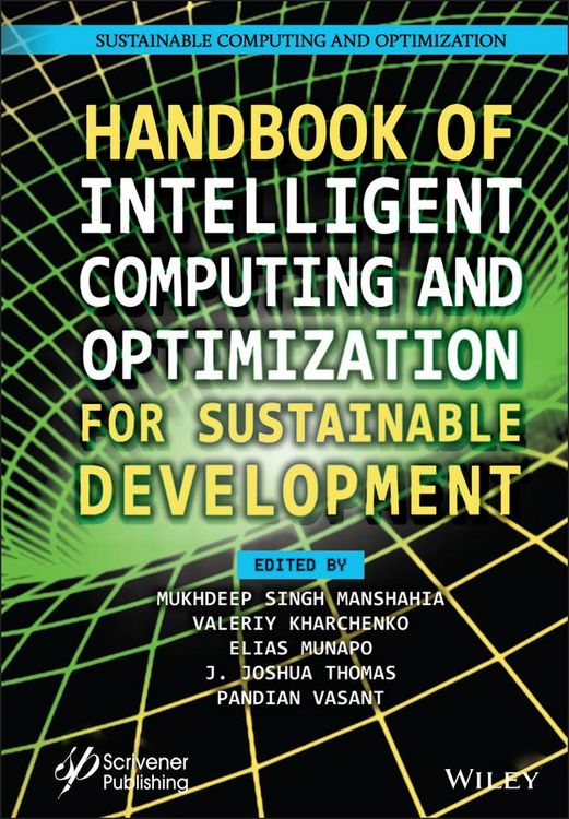 Produktbild: Handbook of Intelligent Computing and Optimization for Sustainable Development