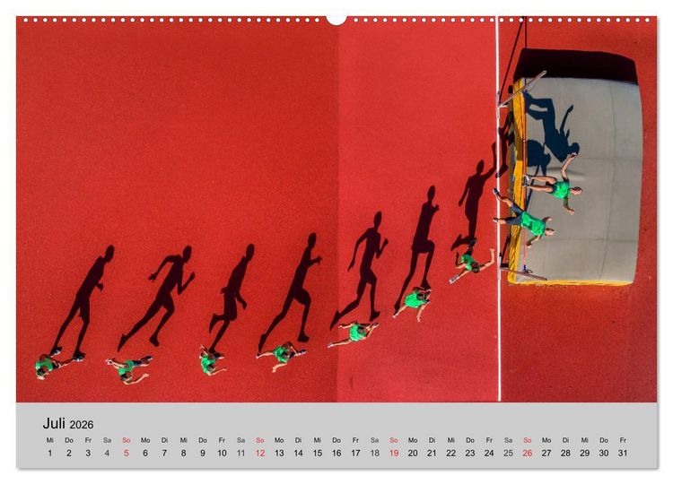 Produktbild: Momente des Sport (Wandkalender 2026 DIN A2 quer), CALVENDO Monatskalender