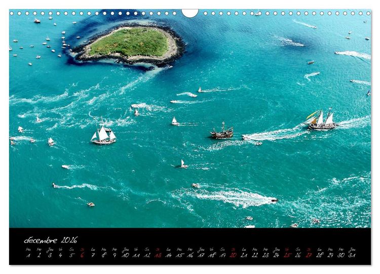 Produktbild: Le Morbihan entre terre et mer (Calendrier mural 2026 DIN A3 vertical), CALVENDO calendrier mensuel