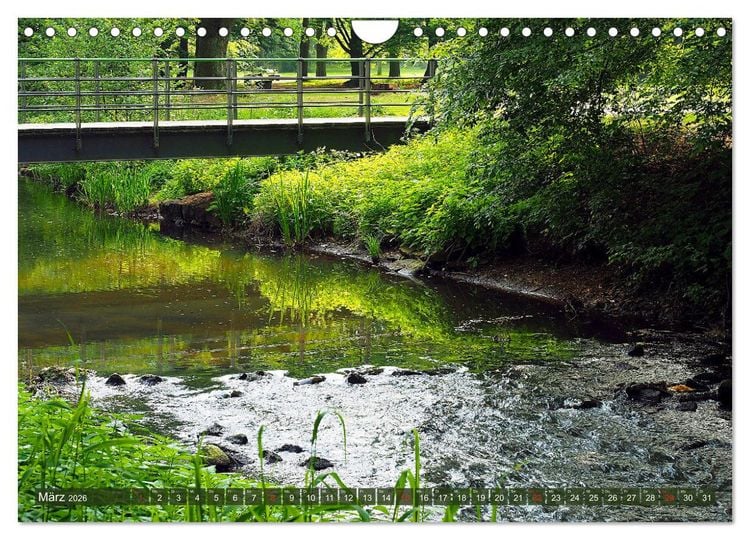 Produktbild: Impressionen - G&uuml;tersloh entlang der Dalke (Wandkalender 2026 DIN A4 quer), CALVENDO Monatskalender