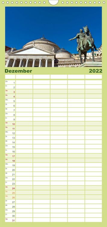 Produktbild: Familienplaner Sch&ouml;nes Italien (Wandkalender 2022 , 21 cm x 45 cm, hoch)