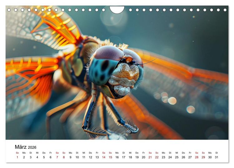 Produktbild: Insekten hautnah (Wandkalender 2026 DIN A4 quer), CALVENDO Monatskalender