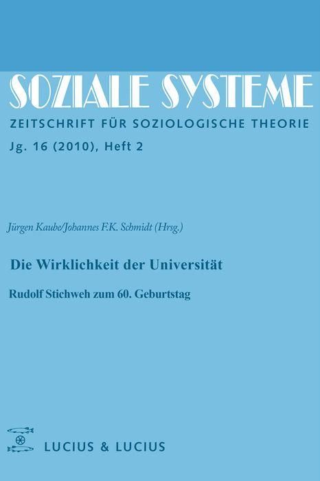 Produktbild: Die Wirklichkeit der Universit&auml;t