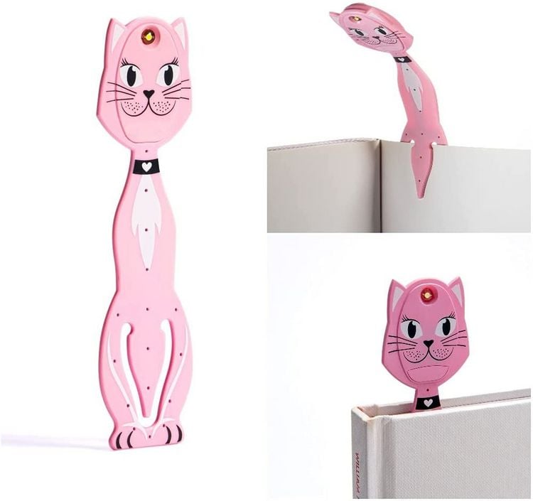 Produktbild: Flexilight Animal Leselicht Pinke Katze &ndash; 2-in-1 LED-Leselampe