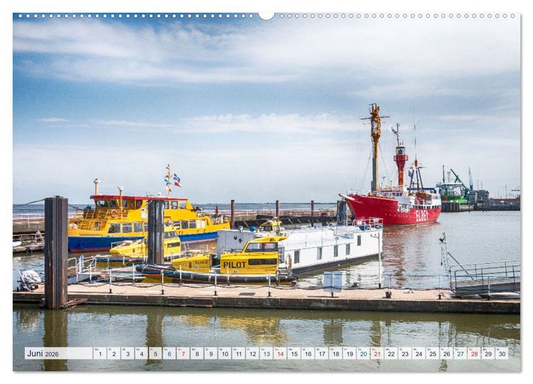 Produktbild: Cuxhavener Land (Wandkalender 2026 DIN A2 quer), CALVENDO Monatskalender