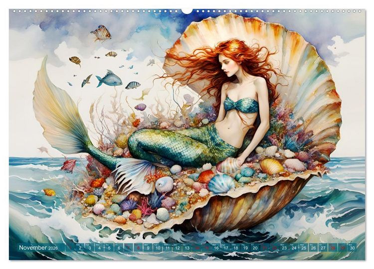 Produktbild: Conch queens (High Quality Premium Wall Calendar 2026 DIN A2 landscape),CALVENDO 12 Month Wall Calendar