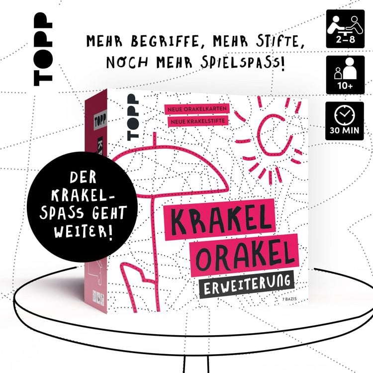 Produktbild: Krakel-Orakel Erweiterung &ndash; Neue Orakelkarten, neue Krakelstifte
