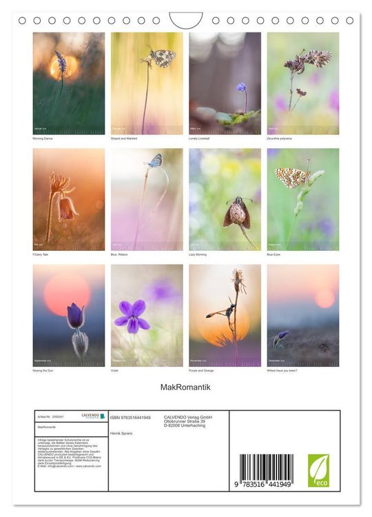 Produktbild: MakRomantik (Wandkalender 2026 DIN A4 hoch), CALVENDO Monatskalender