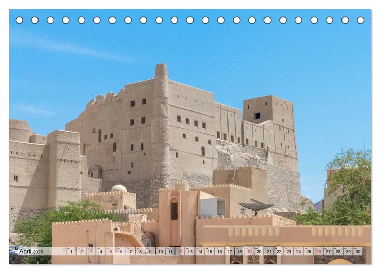 Produktbild: Oman - Impressionen (Tischkalender 2026 DIN A5 quer), CALVENDO Monatskalender