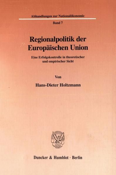 Produktbild: Regionalpolitik der Europ&auml;ischen Union.