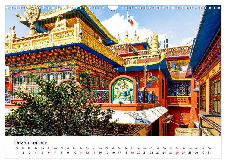 Produktbild: Impressionen aus Kathmandu (Wandkalender 2026 DIN A3 quer), CALVENDO Monatskalender
