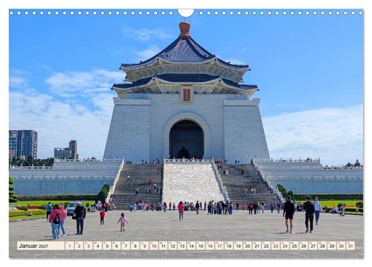 Produktbild: Taipeh &ndash; Tradition trifft Moderne (Wandkalender 2027 DIN A3 quer), CALVENDO Monatskalender