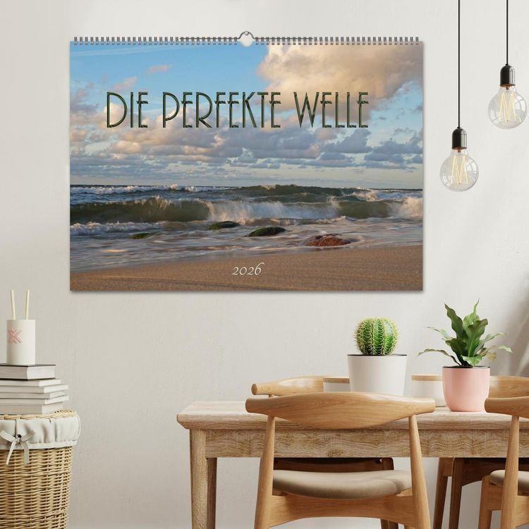 Produktbild: Die perfekte Welle (Wandkalender 2026 DIN A2 quer), CALVENDO Monatskalender