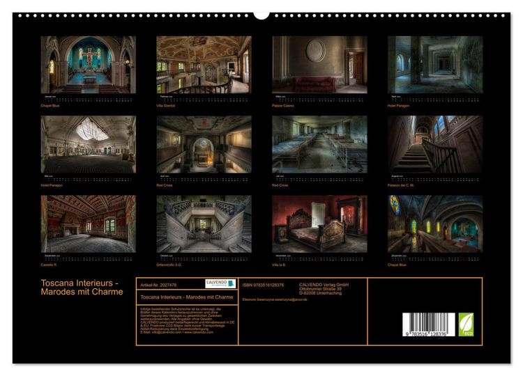 Produktbild: Toscana Interieurs - Marodes mit Charme (hochwertiger Premium Wandkalender 2026 DIN A2 quer), Kunstdruck in Hochglanz