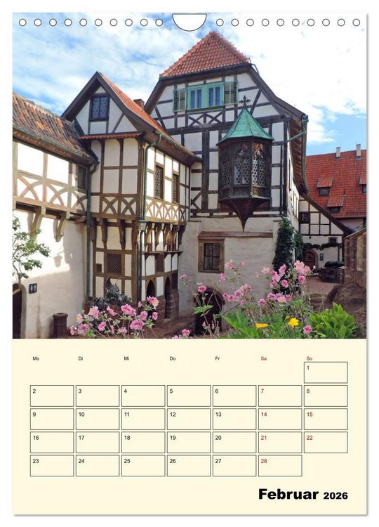 Produktbild: Die Wartburg - Weltkulturerbe in Th&uuml;ringen (Wandkalender 2026 DIN A4 hoch), CALVENDO Monatskalender