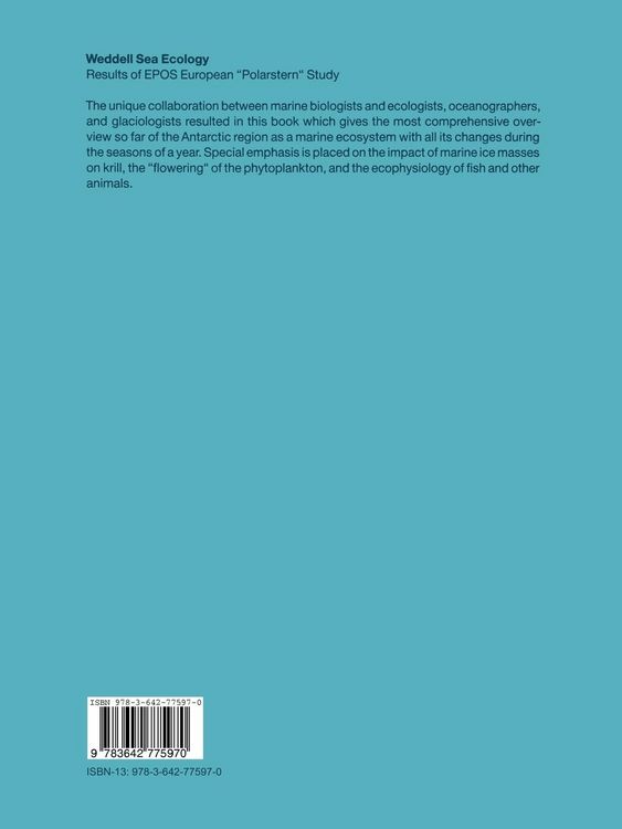 Produktbild: Weddell Sea Ecology
