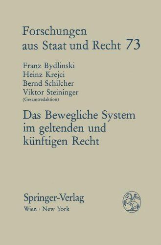 Produktbild: Das Bewegliche System im geltenden und k&uuml;nftigen Recht