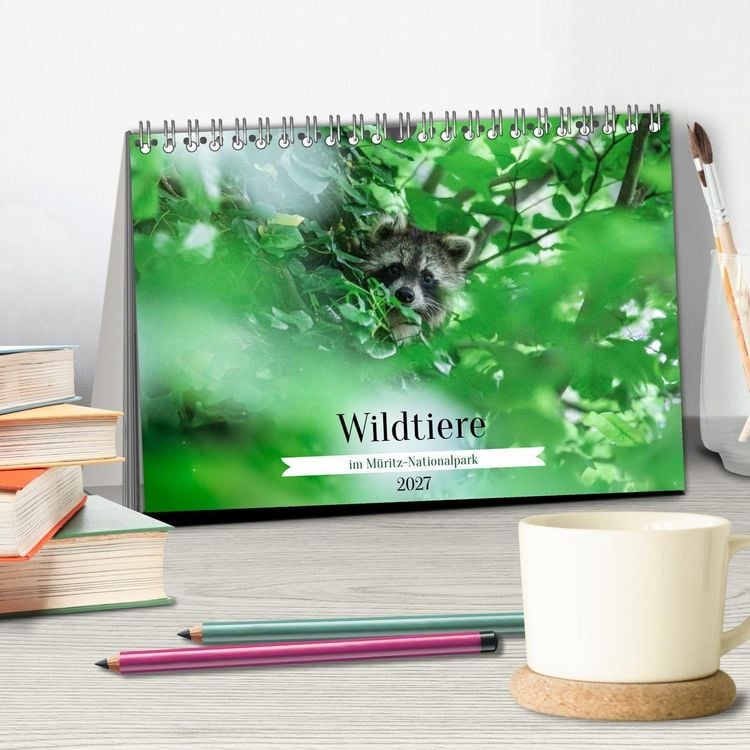 Produktbild: Wildtiere im M&uuml;ritz-Nationalpark (Tischkalender 2027 DIN A5 quer), CALVENDO Monatskalender