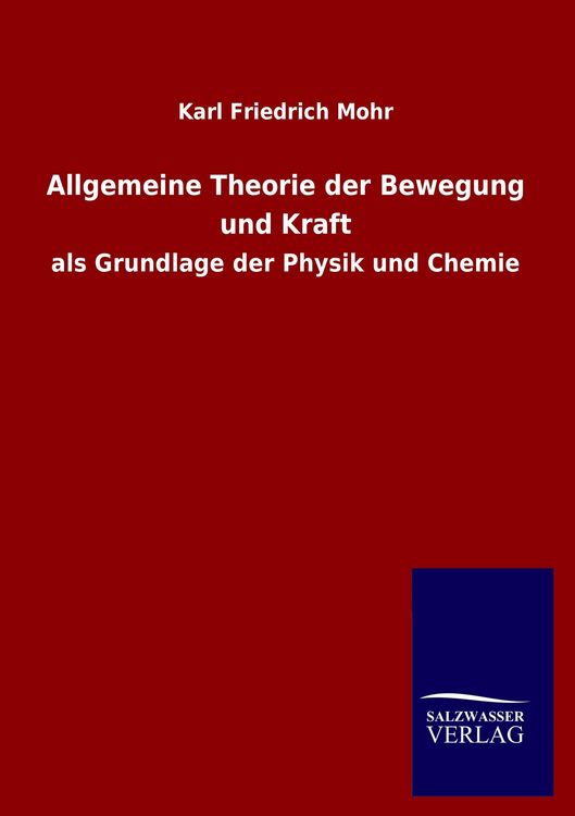 Produktbild: Allgemeine Theorie der Bewegung und Kraft