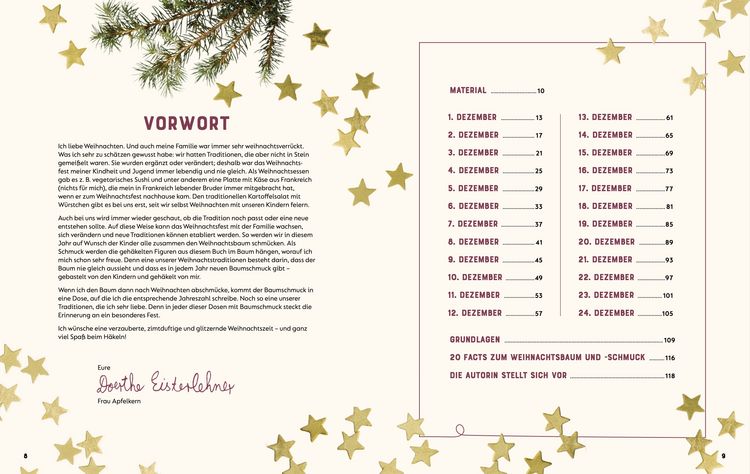 Produktbild: Christmas Cuteness. Baumschmuck h&auml;keln - Adventskalender