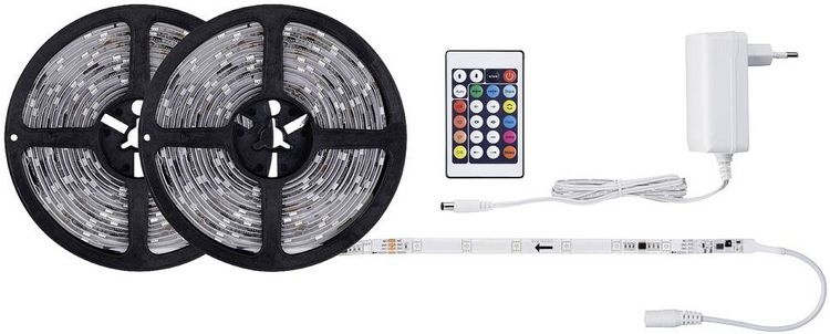 Produktbild: Paulmann FN SimpLED Strip RGB 70515 LED-Streifen mit Stecker 12V 10m RGB 1St.