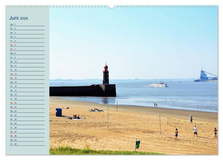 Produktbild: BREMERHAVEN - 2026 (Wandkalender 2026 DIN A2 quer), CALVENDO Monatskalender