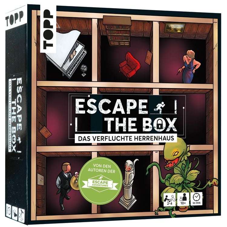 Produktbild: Escape The Box &ndash; Das verfluchte Herrenhaus: Das ultimative Escape-Room-Erlebnis als Gesellschaftsspiel!