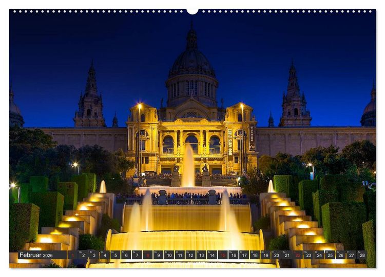 Produktbild: Barcelona Impressionen (hochwertiger Premium Wandkalender 2026 DIN A2 quer), Kunstdruck in Hochglanz