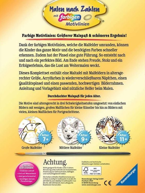 Ravensburger - Malen nach Zahlen - Süßes Reh