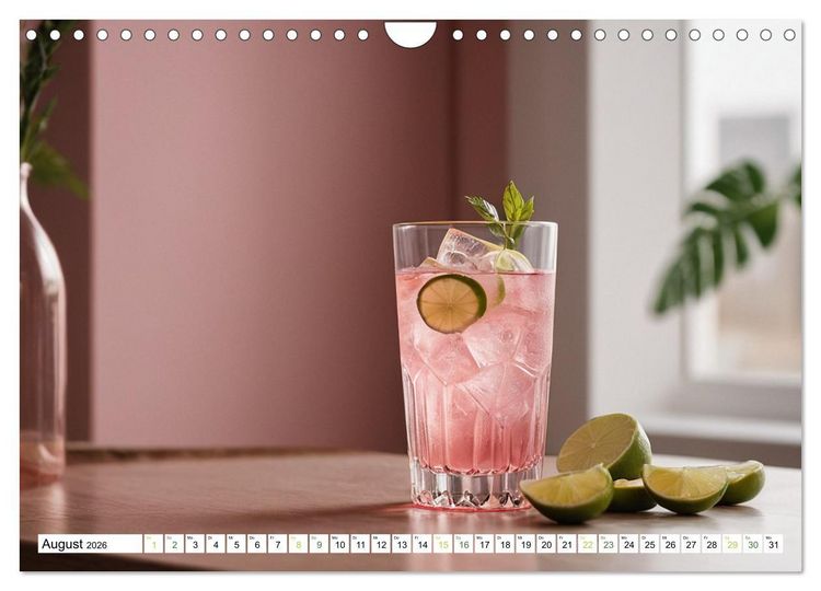 Produktbild: Dein Monat dein Cocktail (Wandkalender 2026 DIN A4 quer), CALVENDO Monatskalender