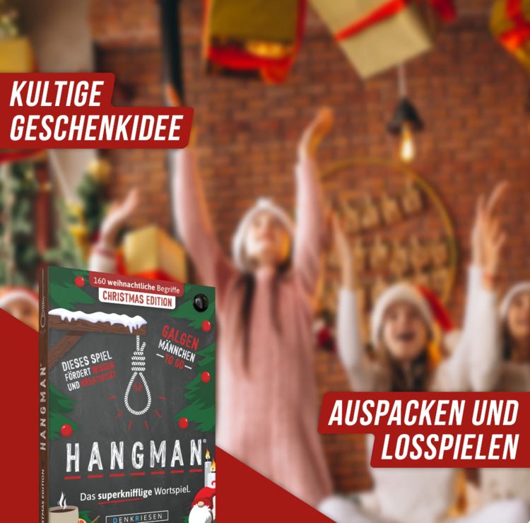 Produktbild: DENKRIESEN - HANGMAN&reg; - CHRISTMAS EDITION - "Alle Jahre wieder."