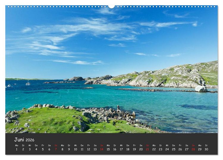 Produktbild: Schottland - grandiose Landschaften im Westen (hochwertiger Premium Wandkalender 2026 DIN A2 quer), Kunstdruck in Hochglanz
