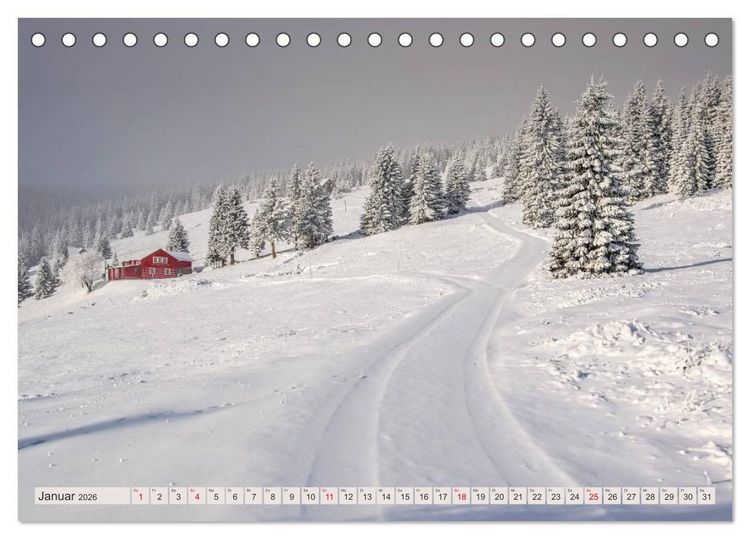 Produktbild: Riesengebirge - Im Land von R&uuml;bezahl (Tischkalender 2026 DIN A5 quer), CALVENDO Monatskalender
