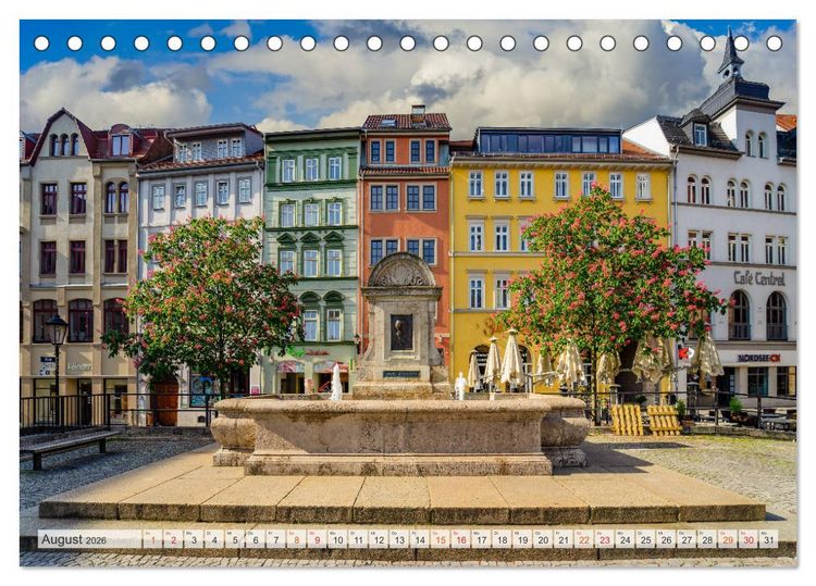 Produktbild: Th&uuml;ringen Impressionen (Tischkalender 2026 DIN A5 quer), CALVENDO Monatskalender