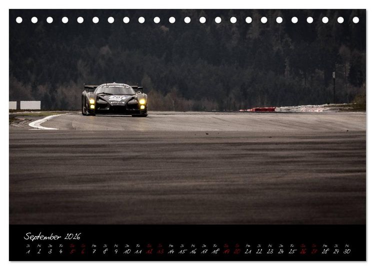 Produktbild: Emotions on Track - Langstreckenmeisterschaft am N&uuml;rburgring - GT3 (Tischkalender 2026 DIN A5 quer), CALVENDO Monatskalender