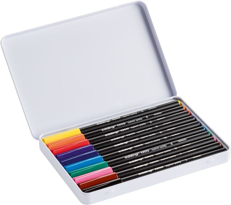 Produktbild: edding Fasermaler Color Pen 3mm 10er Set
