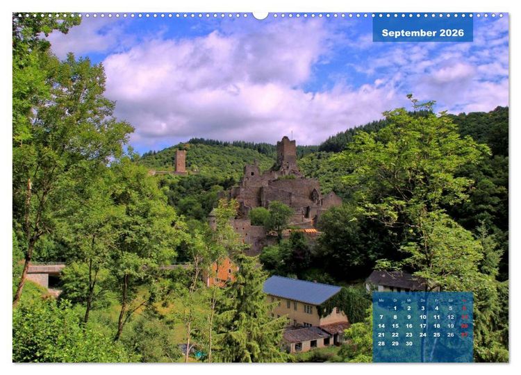 Produktbild: Die Eifel und ihre Regionen - Die Vulkaneifel (Wandkalender 2026 DIN A2 quer), CALVENDO Monatskalender