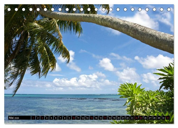 Produktbild: Mauritius - Trauminsel im Indischen Ozean (Tischkalender 2026 DIN A5 quer), CALVENDO Monatskalender
