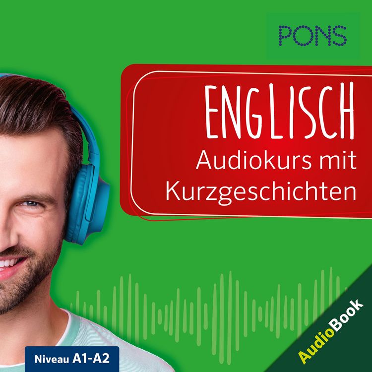 Produktbild: PONS Englisch Audiokurs mit Kurzgeschichten