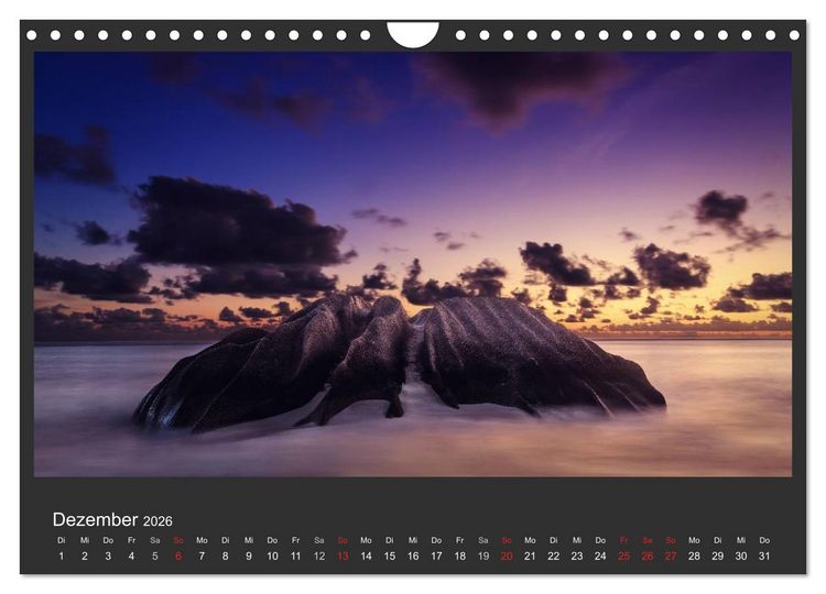 Produktbild: Seychellen Traumstr&auml;nde im Paradies (Wandkalender 2026 DIN A4 quer), CALVENDO Monatskalender