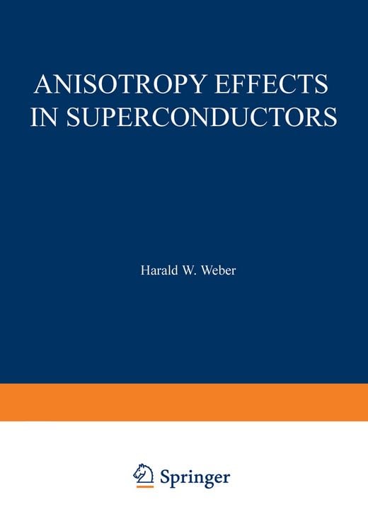 Produktbild: Anisotropy Effects in Superconductors