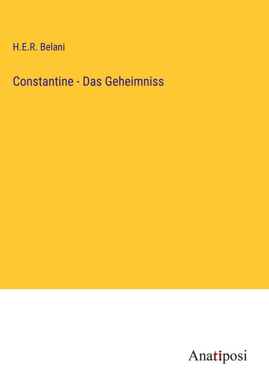 Produktbild: Constantine - Das Geheimniss