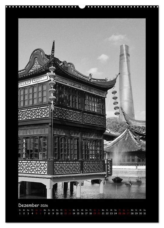 Produktbild: Shanghai zwischen Tradition und Business (hochwertiger Premium Wandkalender 2026 DIN A2 hoch), Kunstdruck in Hochglanz
