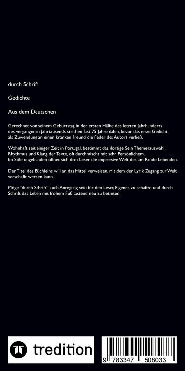 Produktbild: Durch Schrift