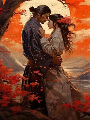 Produktbild: CALVENDO Puzzle Der Samurai meines Herzens - historisches Filmplakat zu einem Film, der nie gedreht wurde | 1000 Teile Lege-Gr&ouml;&szlig;e 64x48cm Foto-Puzzle