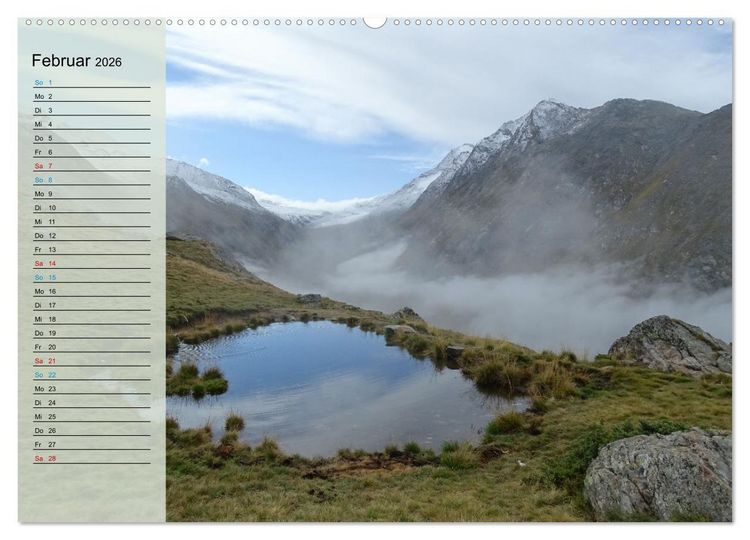 Produktbild: SeenSucht Entdecke Seen in der Schweiz Planer (hochwertiger Premium Wandkalender 2026 DIN A2 quer), Kunstdruck in Hochglanz