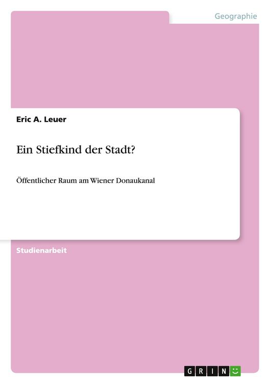 Produktbild: Ein Stiefkind der Stadt?