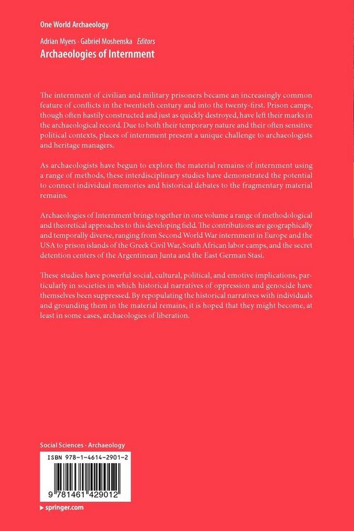 Produktbild: Archaeologies of Internment